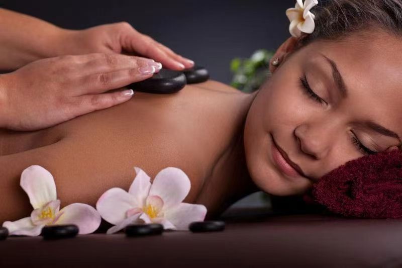 Hot stone massage